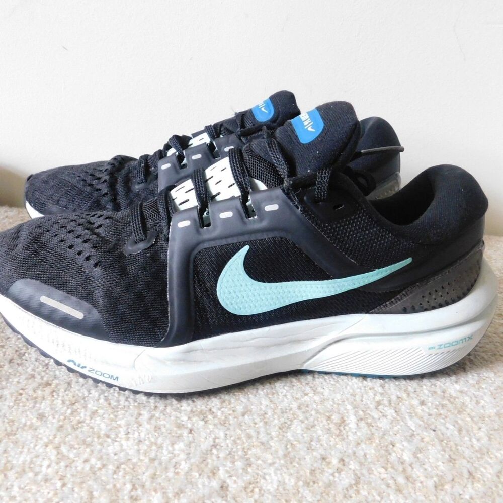 Nike Air Zoom Vomero 16 Women's Size 8.5 Black and Aqua